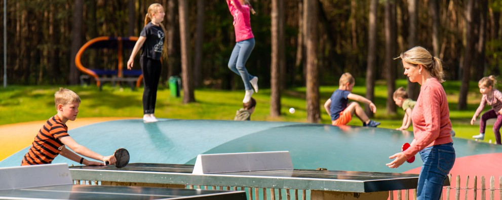Tafeltennis heldense bossen