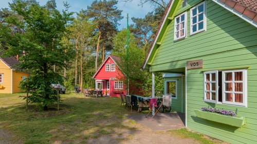 Bosgalow huisjes
