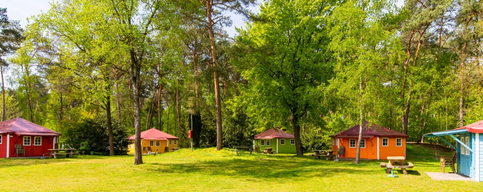 Kampeerbungalows heldense bossen