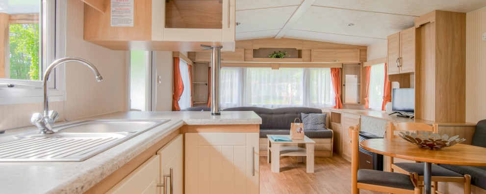 Huurcaravan keuken