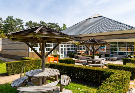 Koffiehoek zwembad