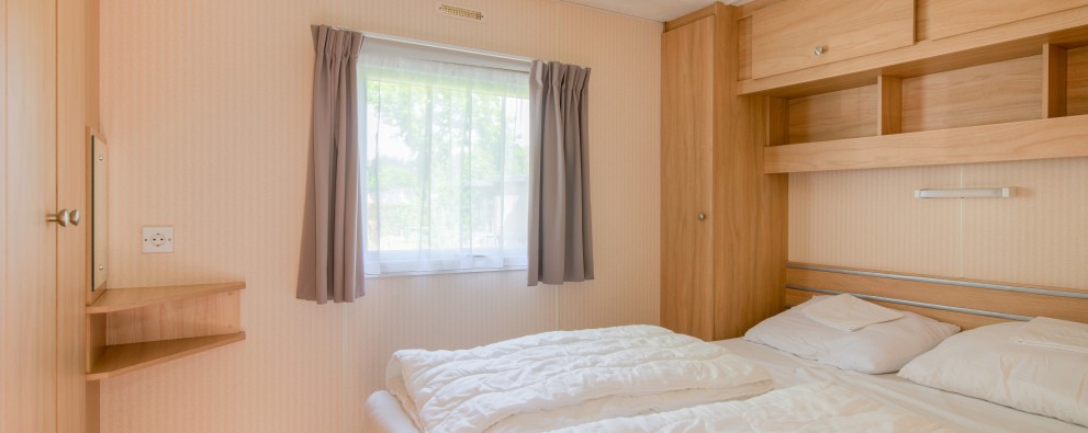 Slaapkamer huurcaravan