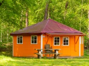 Kampeerbungalow oranje